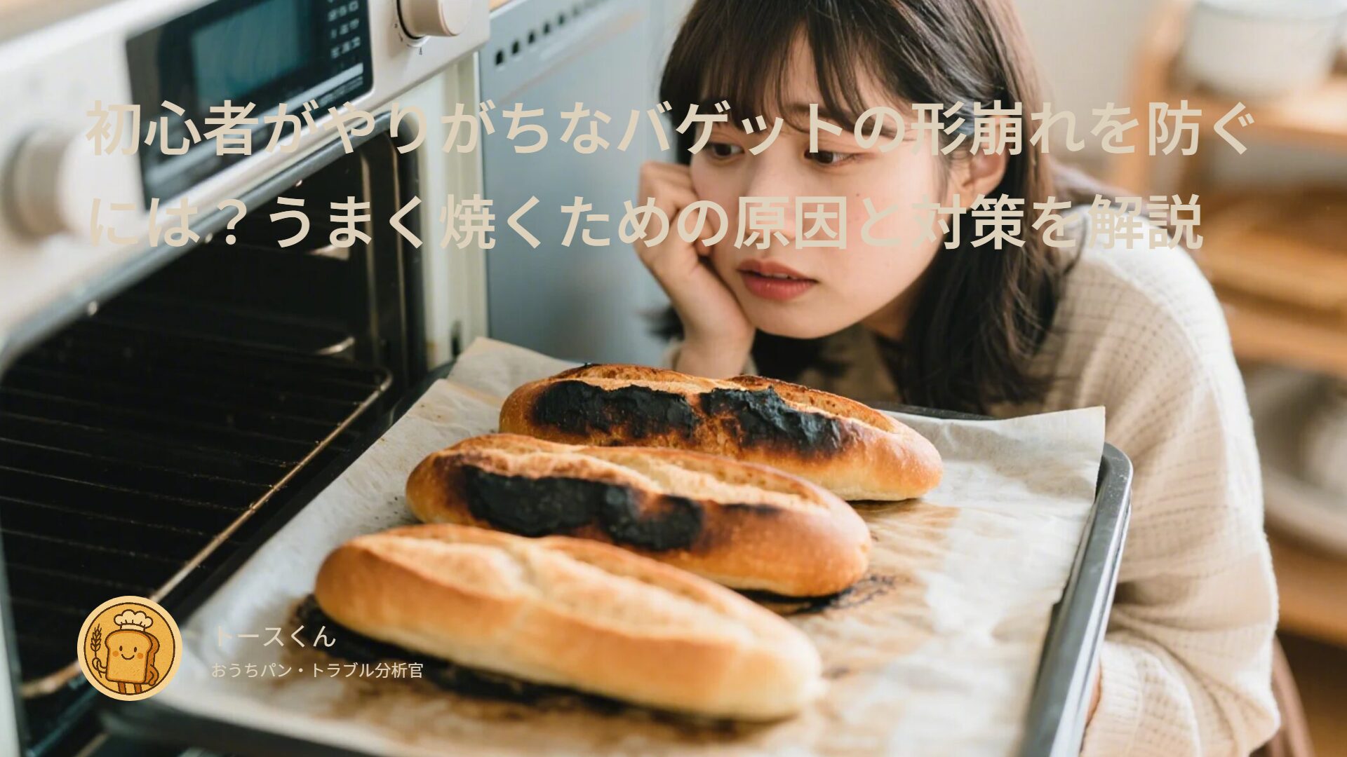 初心者がやりがちなバゲットの形崩れを防ぐには？うまく焼くための原因と対策を解説