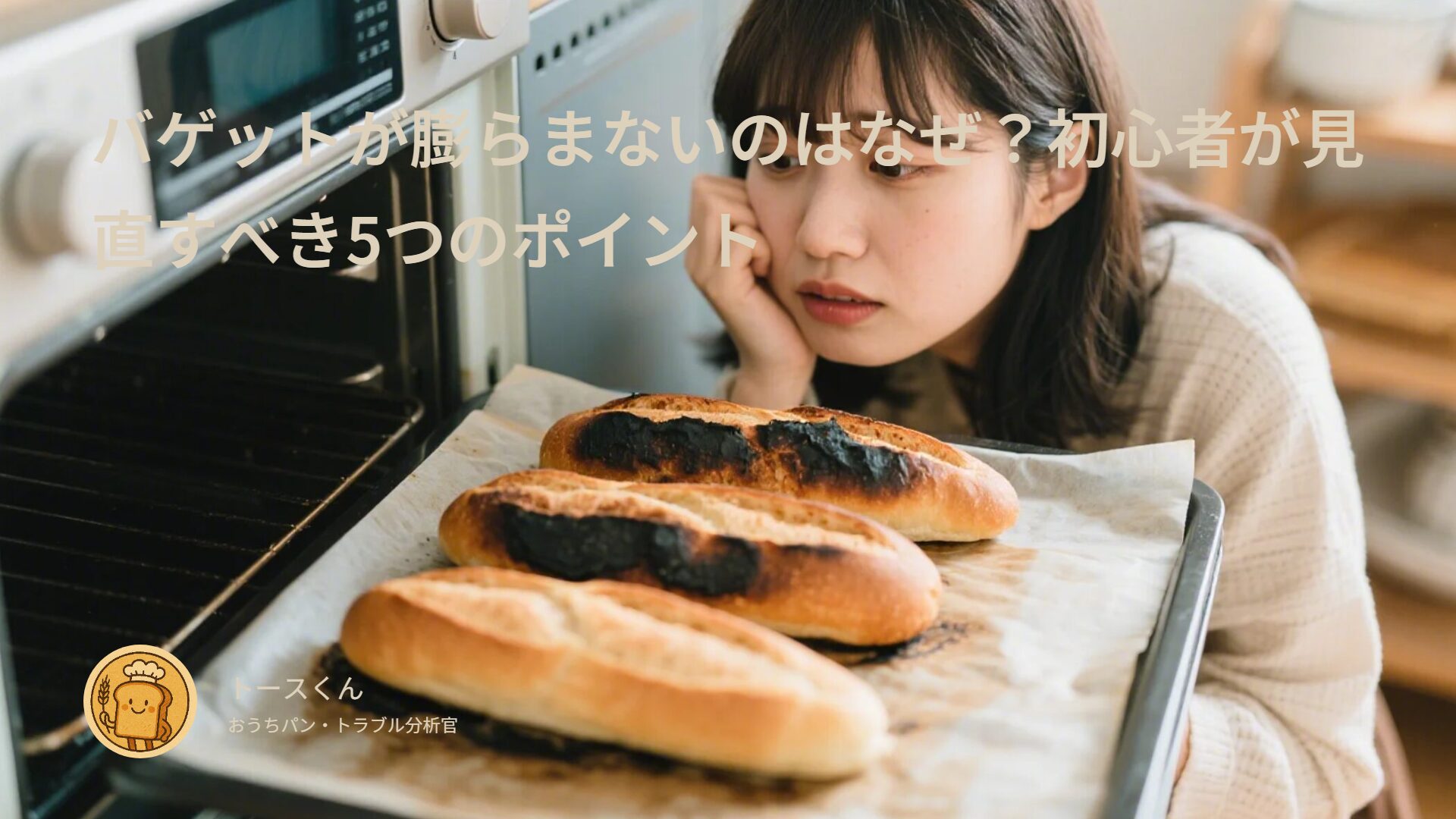 バゲットが膨らまないのはなぜ？初心者が見直すべき5つのポイント