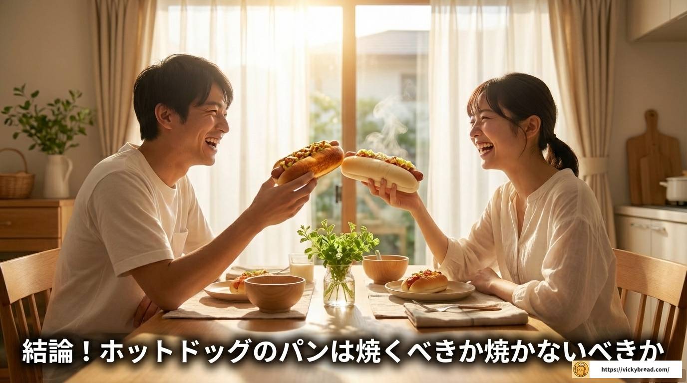 ホットドッグのパンは焼くか焼かないか？最高の食べ方を徹底解説