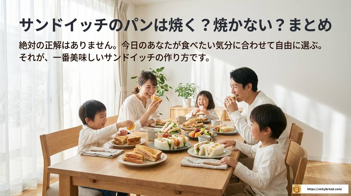 究極の選択！サンドイッチのパンは焼く？焼かない？徹底解説