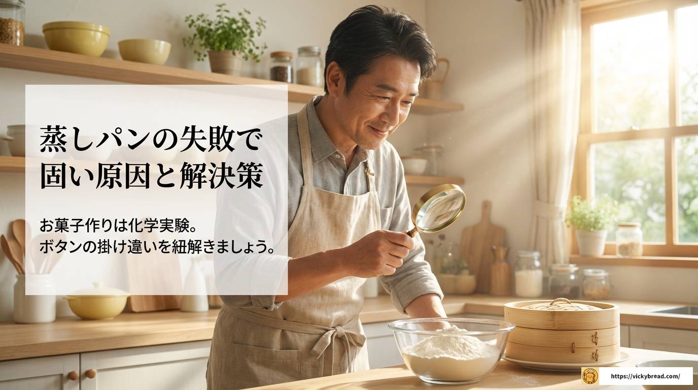 蒸しパンの失敗で固いとお悩みの方へ！原因と復活アレンジ術