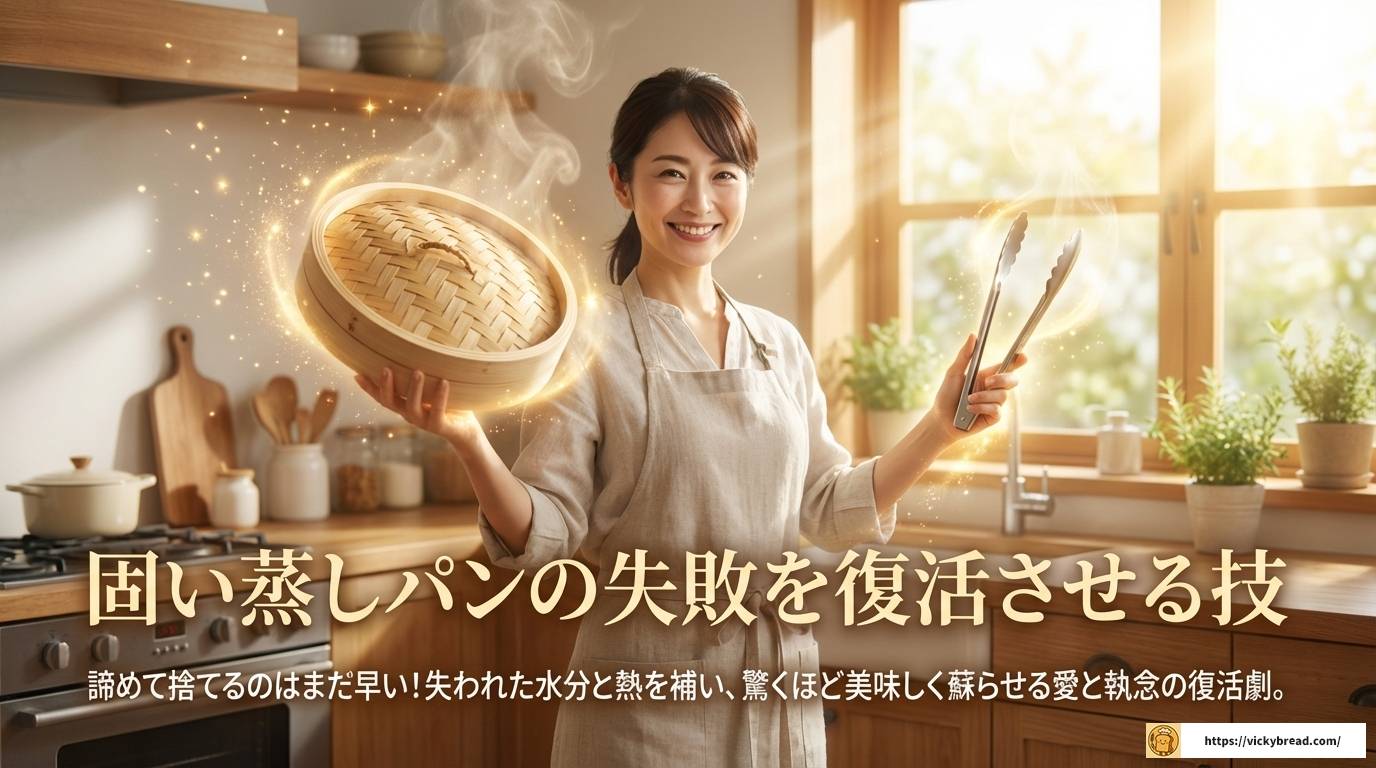 蒸しパンの失敗で固いとお悩みの方へ！原因と復活アレンジ術