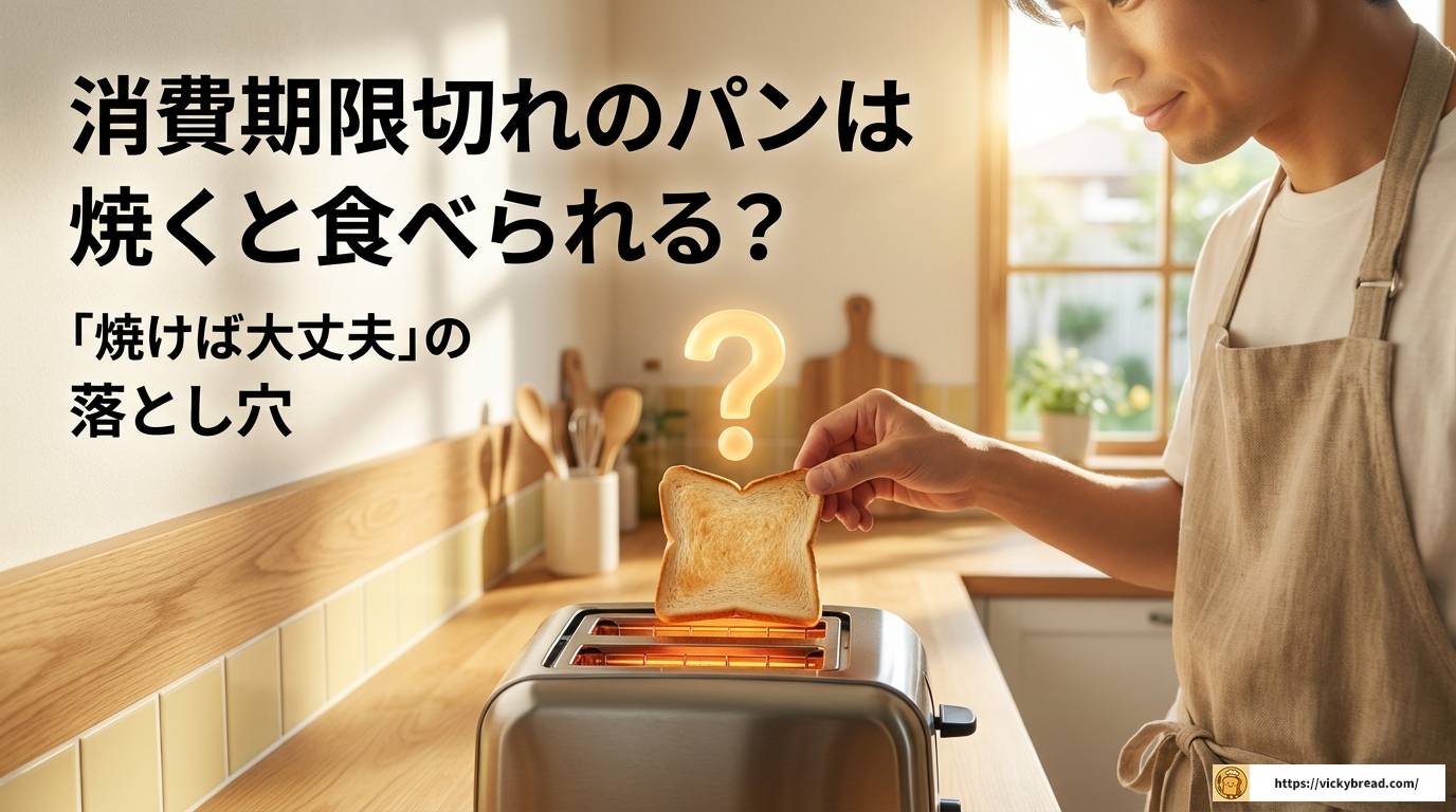 消費期限切れのパンは焼くと食べられる?安全な保存と対策