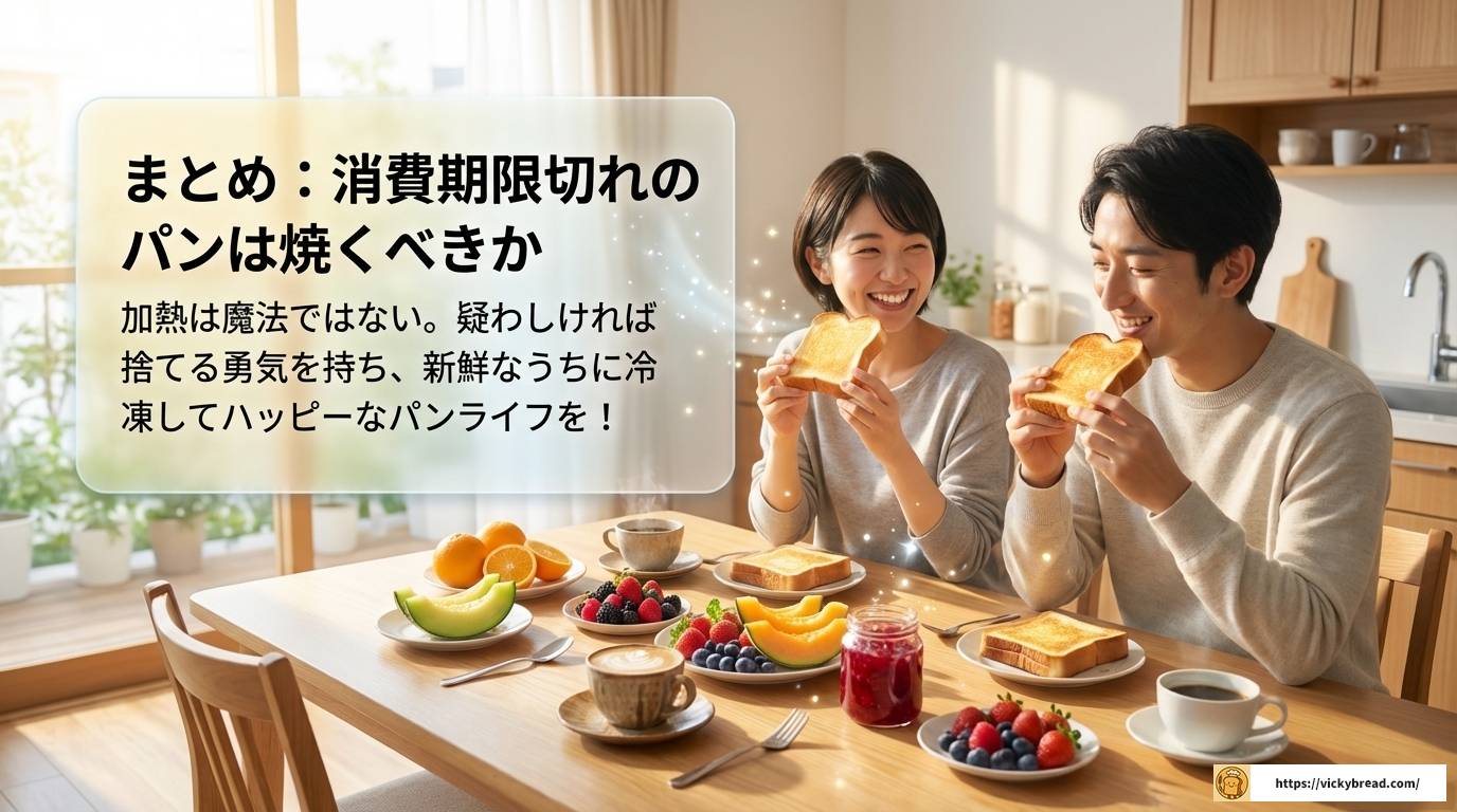 消費期限切れのパンは焼くと食べられる?安全な保存と対策