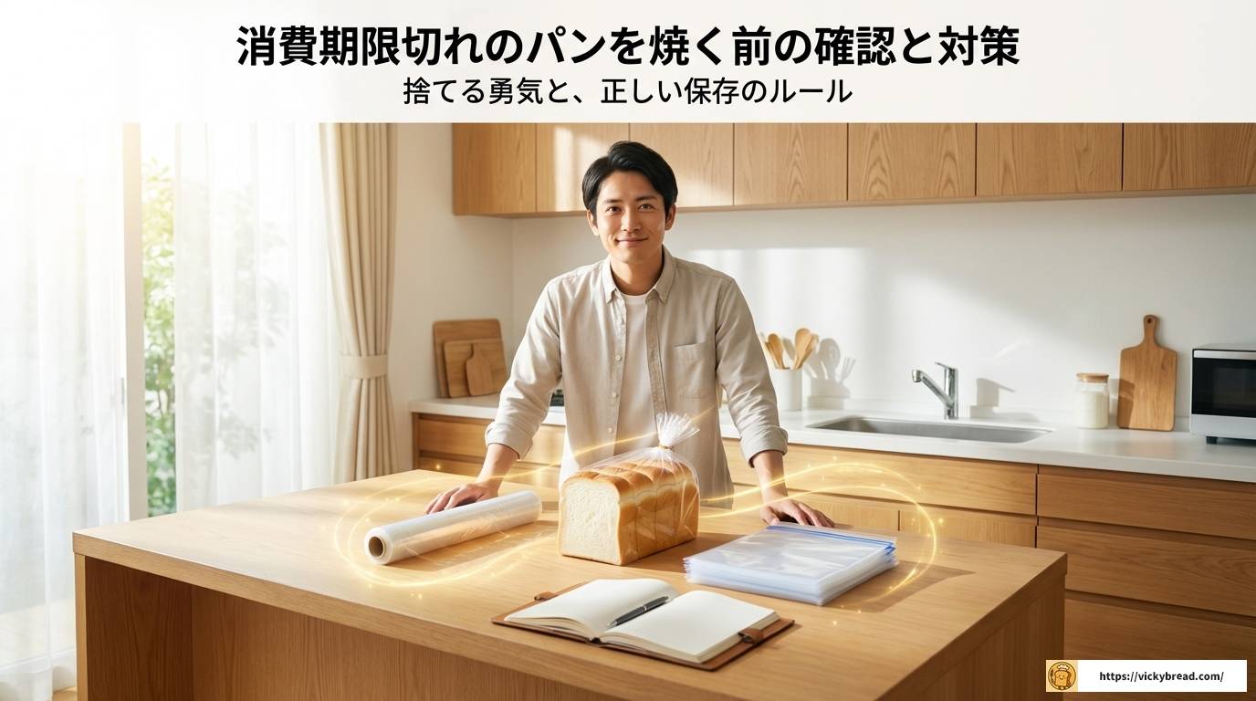 消費期限切れのパンは焼くと食べられる?安全な保存と対策