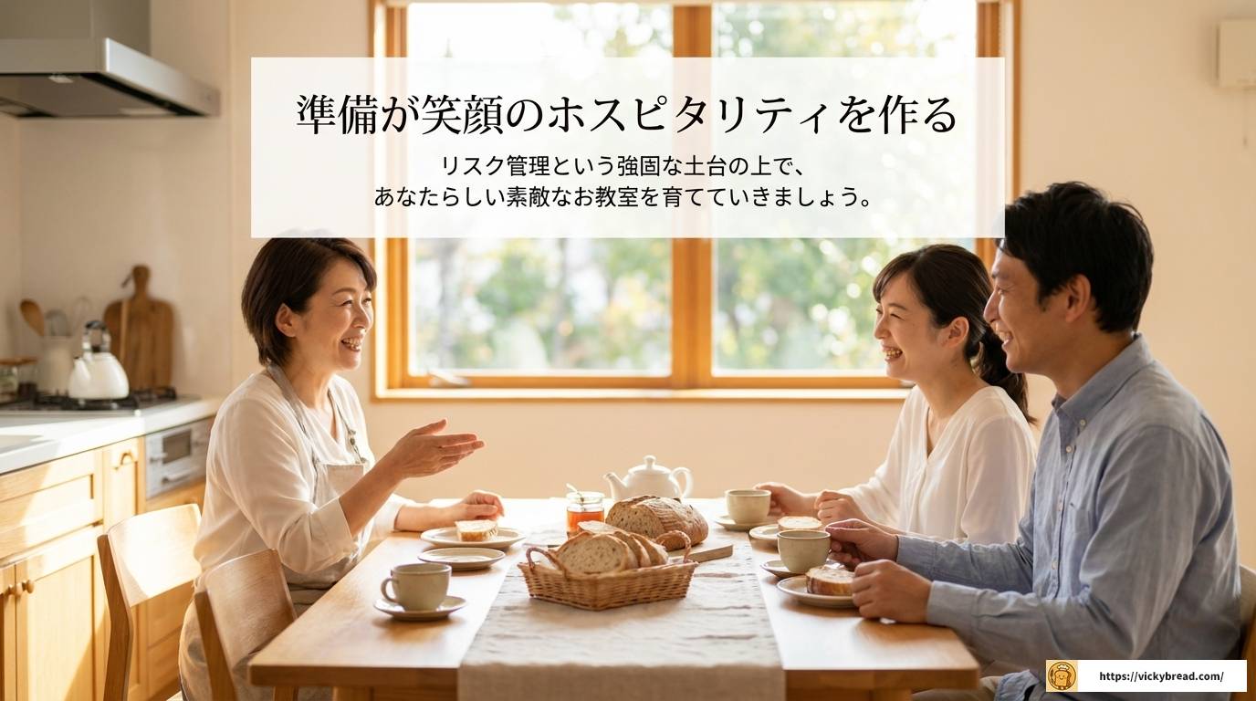 自宅のパン教室で起きるトラブルと未然に防ぐための解決策