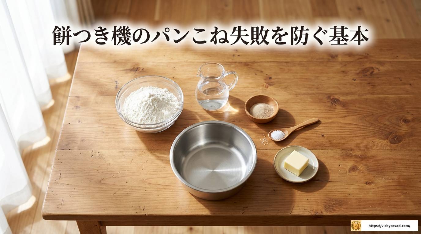 餅つき機のパンこね失敗はこれで解決!原因と対策を徹底解説