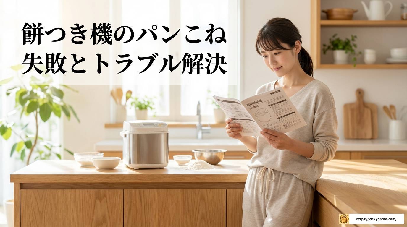 餅つき機のパンこね失敗はこれで解決!原因と対策を徹底解説