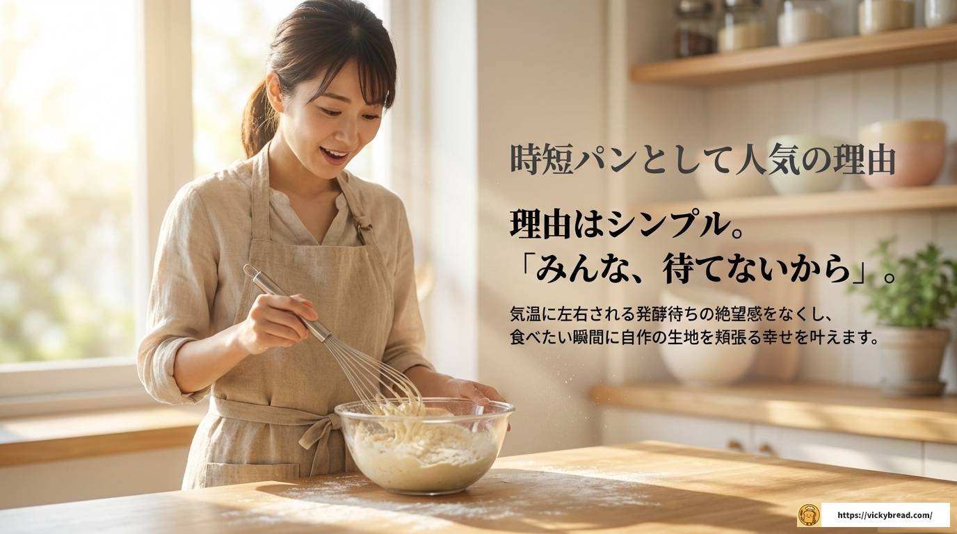 パンを発酵しないで焼く究極の時短テク!失敗しないコツとレシピ