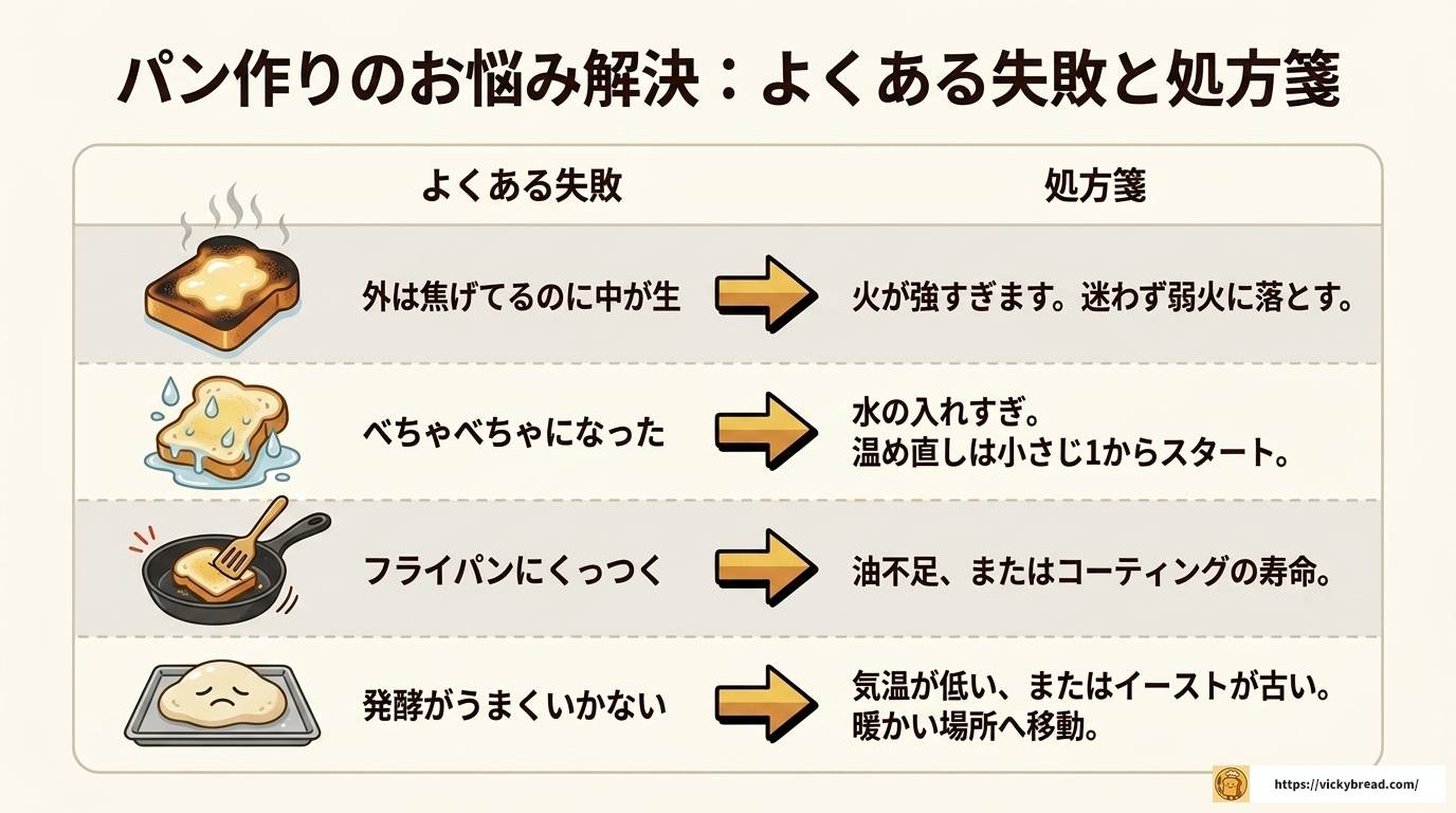 フランスパンをフライパンで焼く・温める完全ガイド