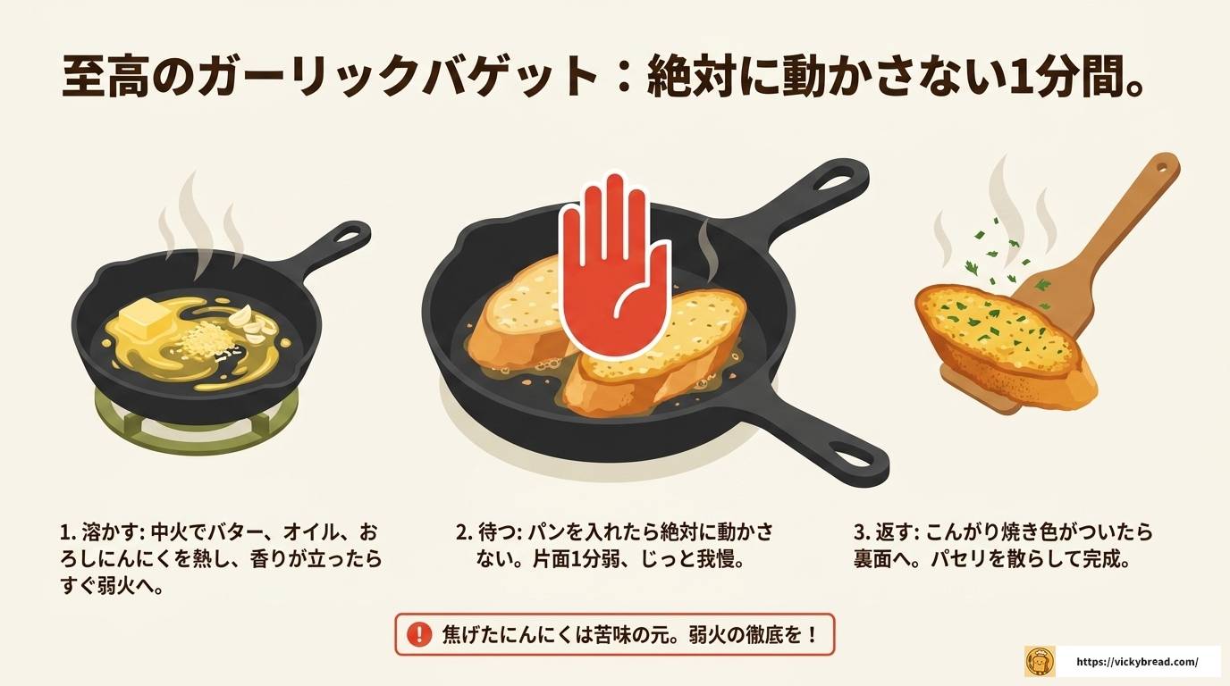 フランスパンをフライパンで焼く・温める完全ガイド