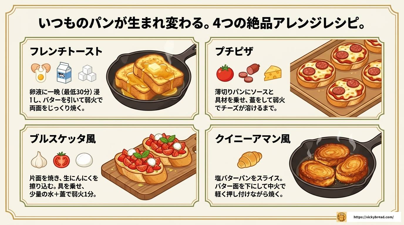 フランスパンをフライパンで焼く・温める完全ガイド