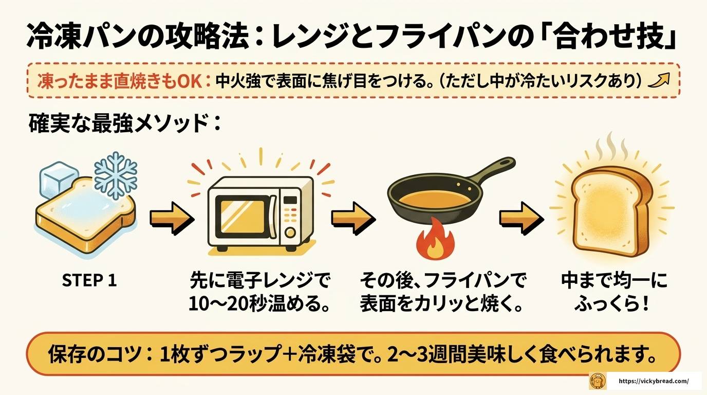 フランスパンをフライパンで焼く・温める完全ガイド