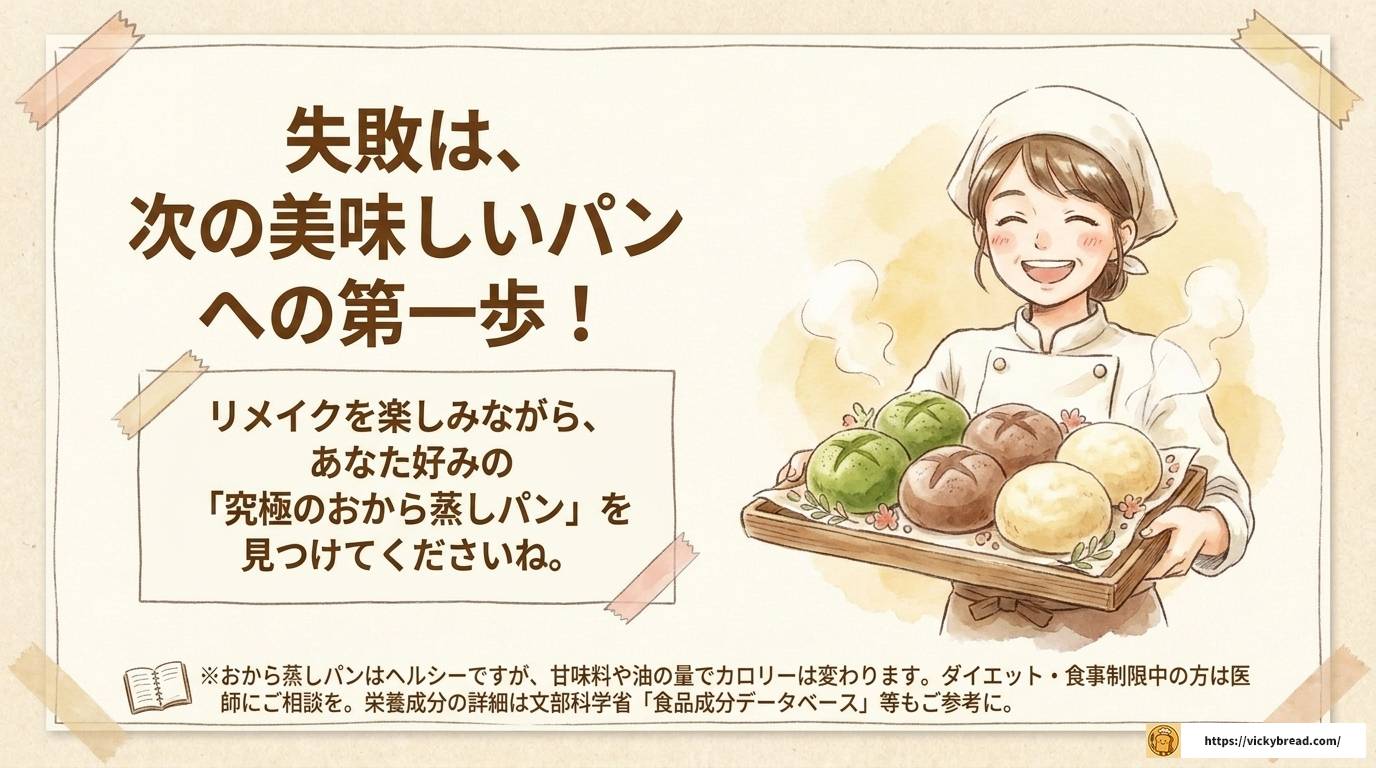 おから蒸しパンの失敗をリメイク!原因と対策を徹底解説