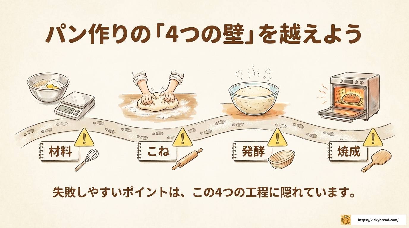 パンで失敗が怖いあなたへ！原因・対策・リメイク術