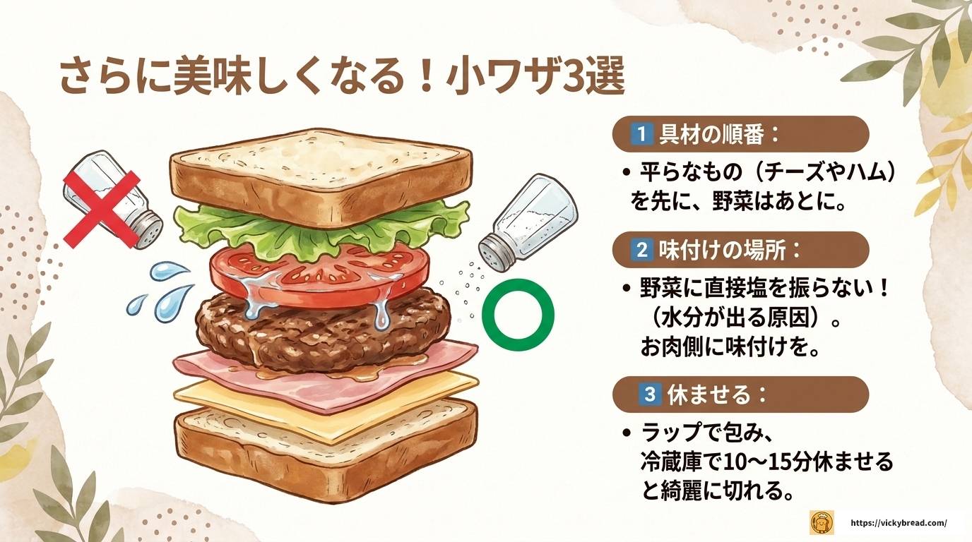 サンドイッチのパンは焼く？焼かない？迷ったときの選び方