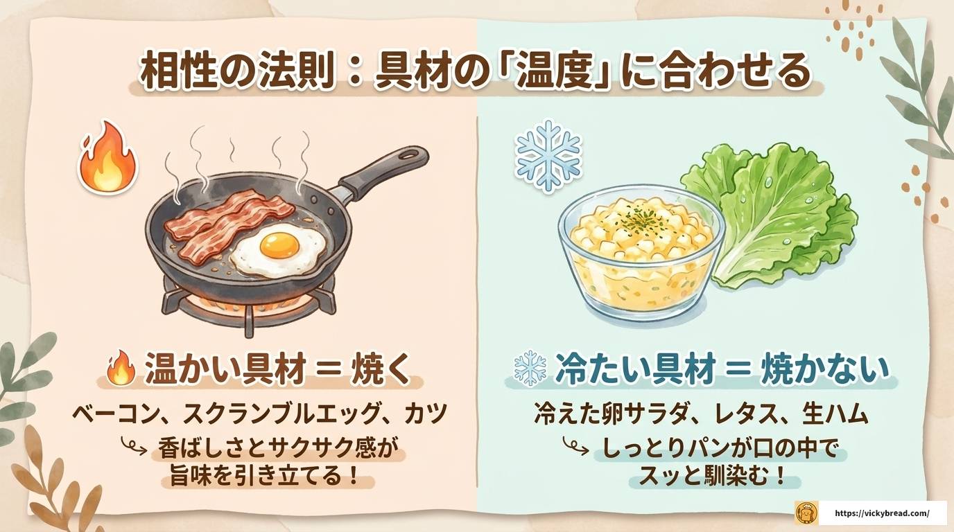 サンドイッチのパンは焼く？焼かない？迷ったときの選び方
