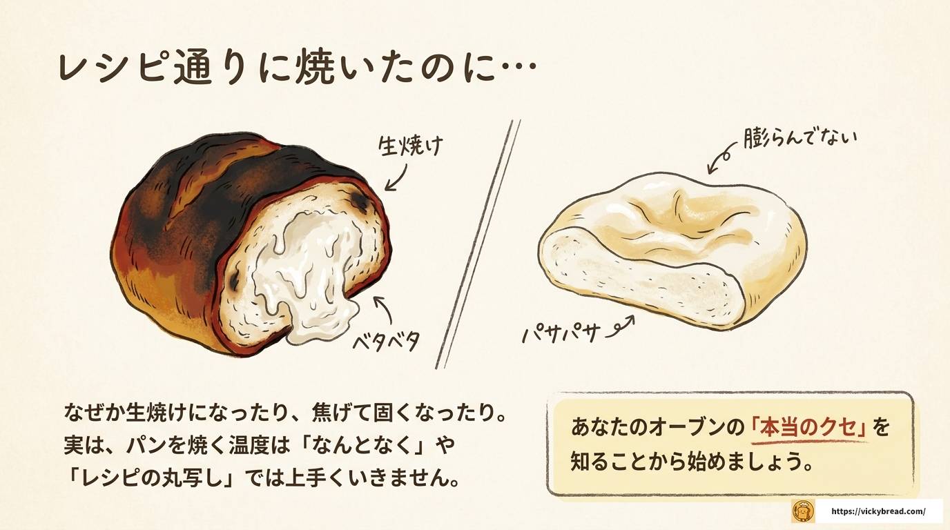 パンを焼くオーブン温度と時間の目安|失敗しないプロの焼成術