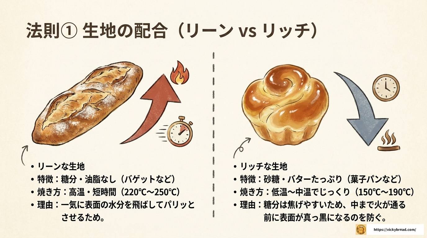 パンを焼くオーブン温度と時間の目安|失敗しないプロの焼成術