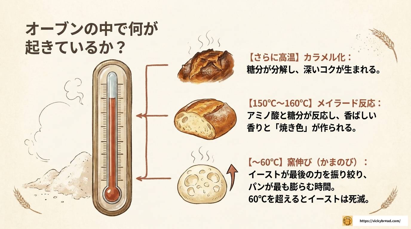 パンを焼くオーブン温度と時間の目安|失敗しないプロの焼成術
