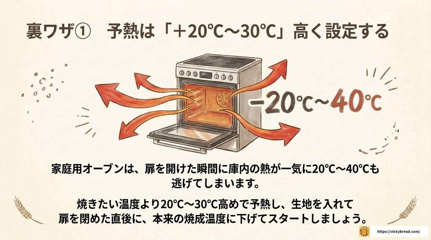 パンを焼くオーブン温度と時間の目安|失敗しないプロの焼成術