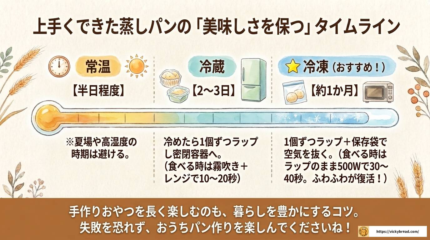 蒸しパン失敗のリメイク完全ガイド|べちゃべちゃも固いも復活