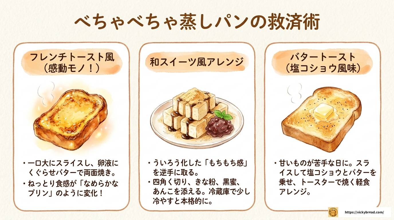 蒸しパン失敗のリメイク完全ガイド|べちゃべちゃも固いも復活