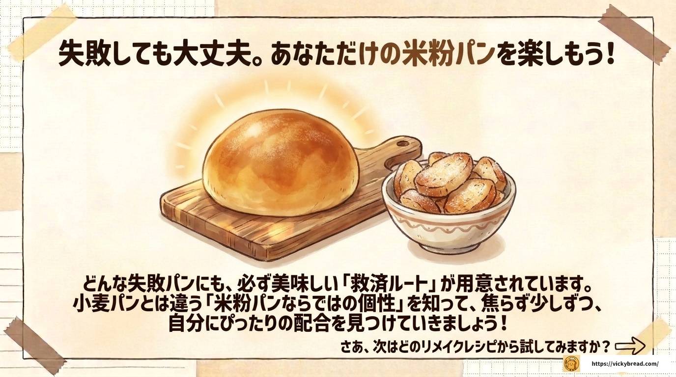 失敗した米粉パンのリメイク方法|固い・ういろう化も美味しく復活
