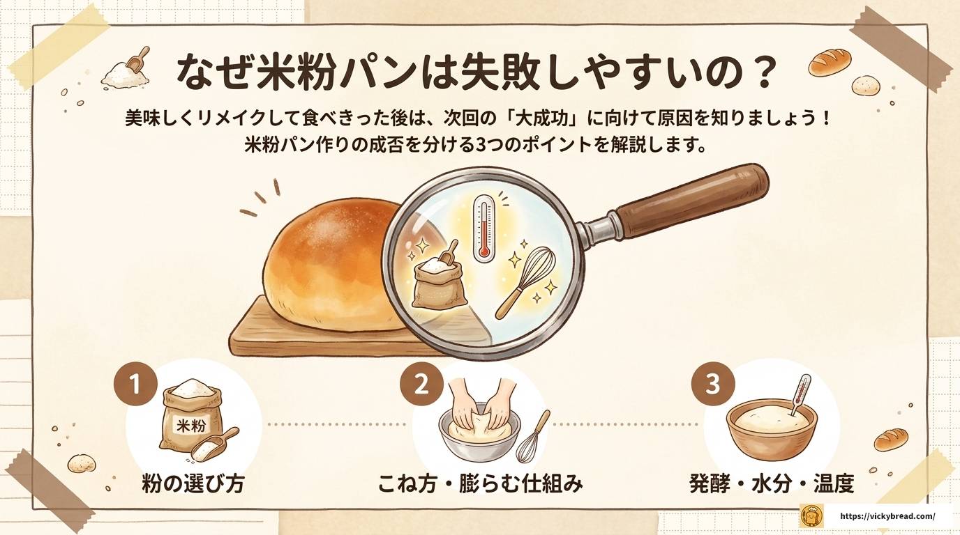 失敗した米粉パンのリメイク方法|固い・ういろう化も美味しく復活