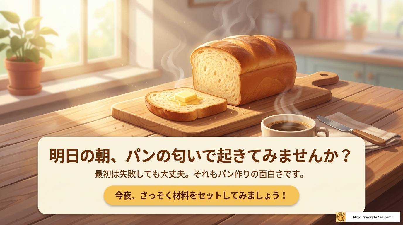 夜仕込みで朝焼くパン作りの魅力！ホームベーカリー活用完全ガイド