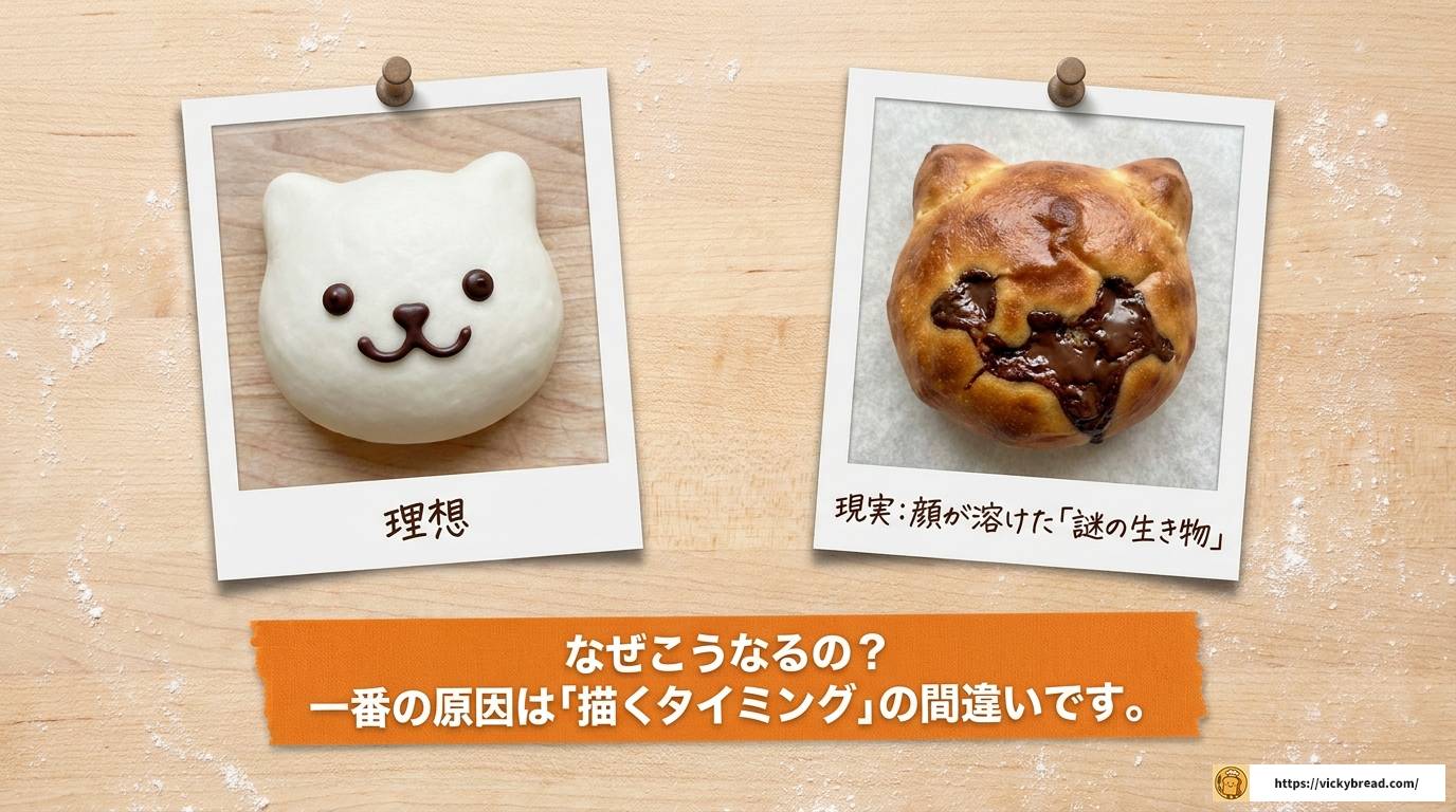 パンにチョコペンは焼く前NG?失敗しない正しい使い方