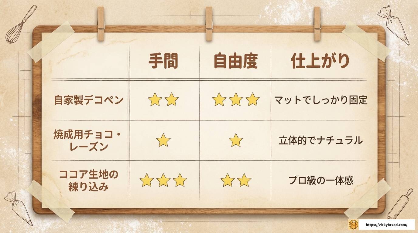 パンにチョコペンは焼く前NG?失敗しない正しい使い方
