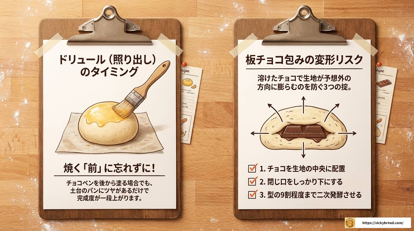 パンにチョコペンは焼く前NG?失敗しない正しい使い方