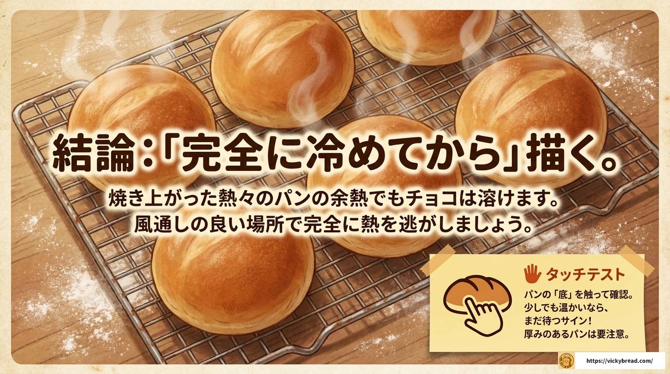 パンにチョコペンは焼く前NG?失敗しない正しい使い方