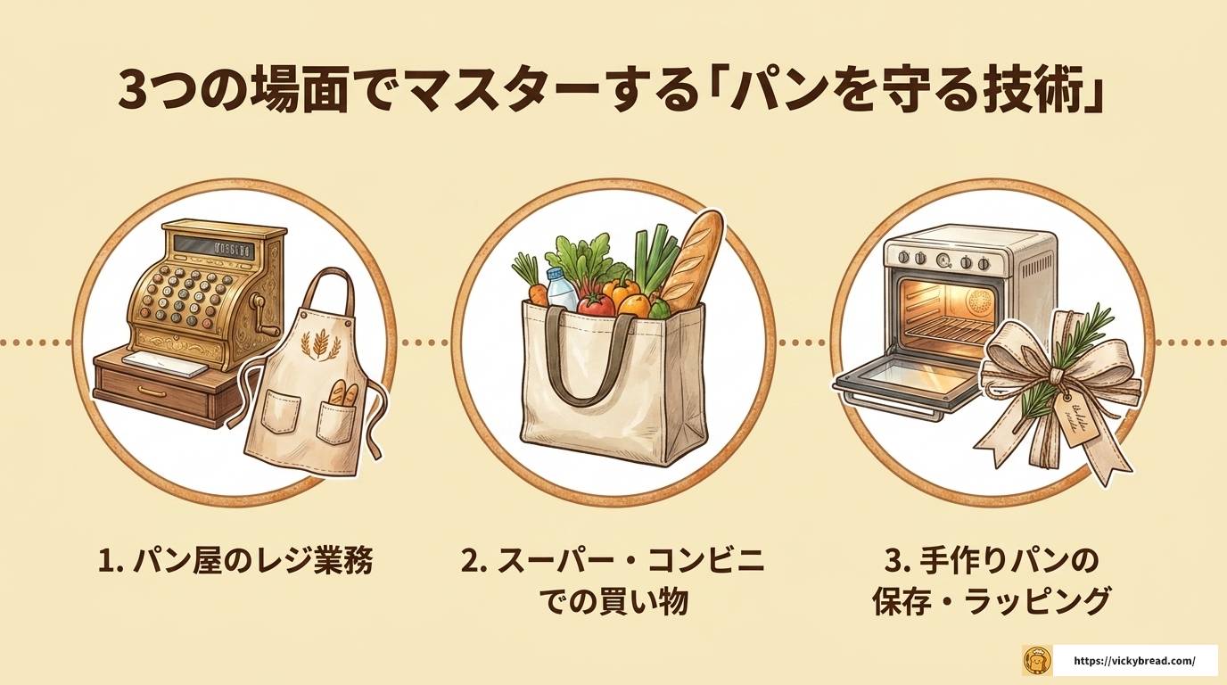 パンの袋詰めのコツを場面別に徹底解説!失敗しない詰め方
