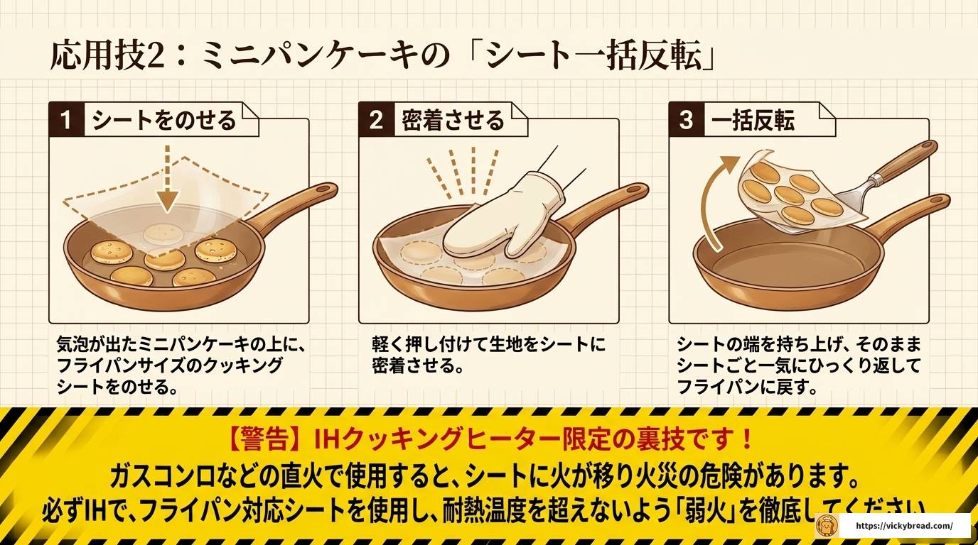 パンケーキをきれいにひっくり返すコツと失敗しない全手順