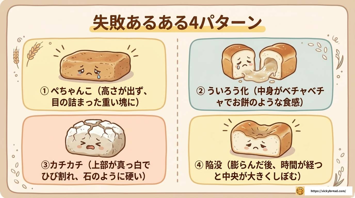 シロカのホームベーカリーで米粉パンが失敗する原因と対策