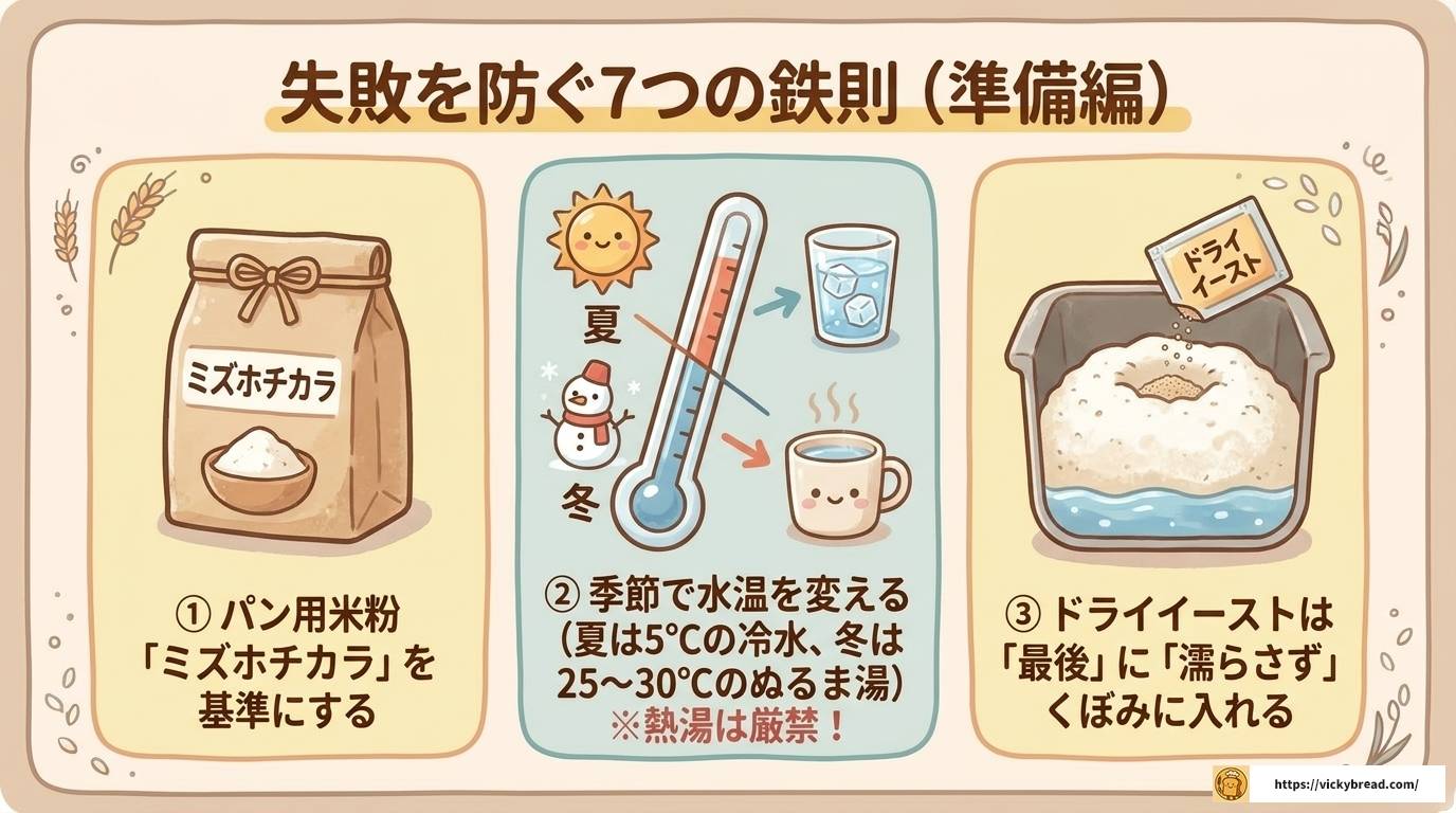 シロカのホームベーカリーで米粉パンが失敗する原因と対策