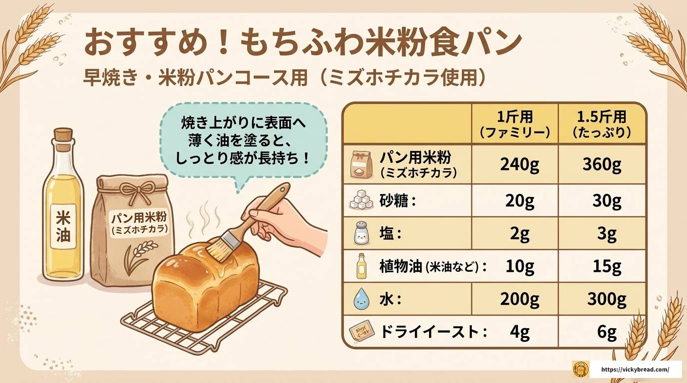 シロカのホームベーカリーで米粉パンが失敗する原因と対策