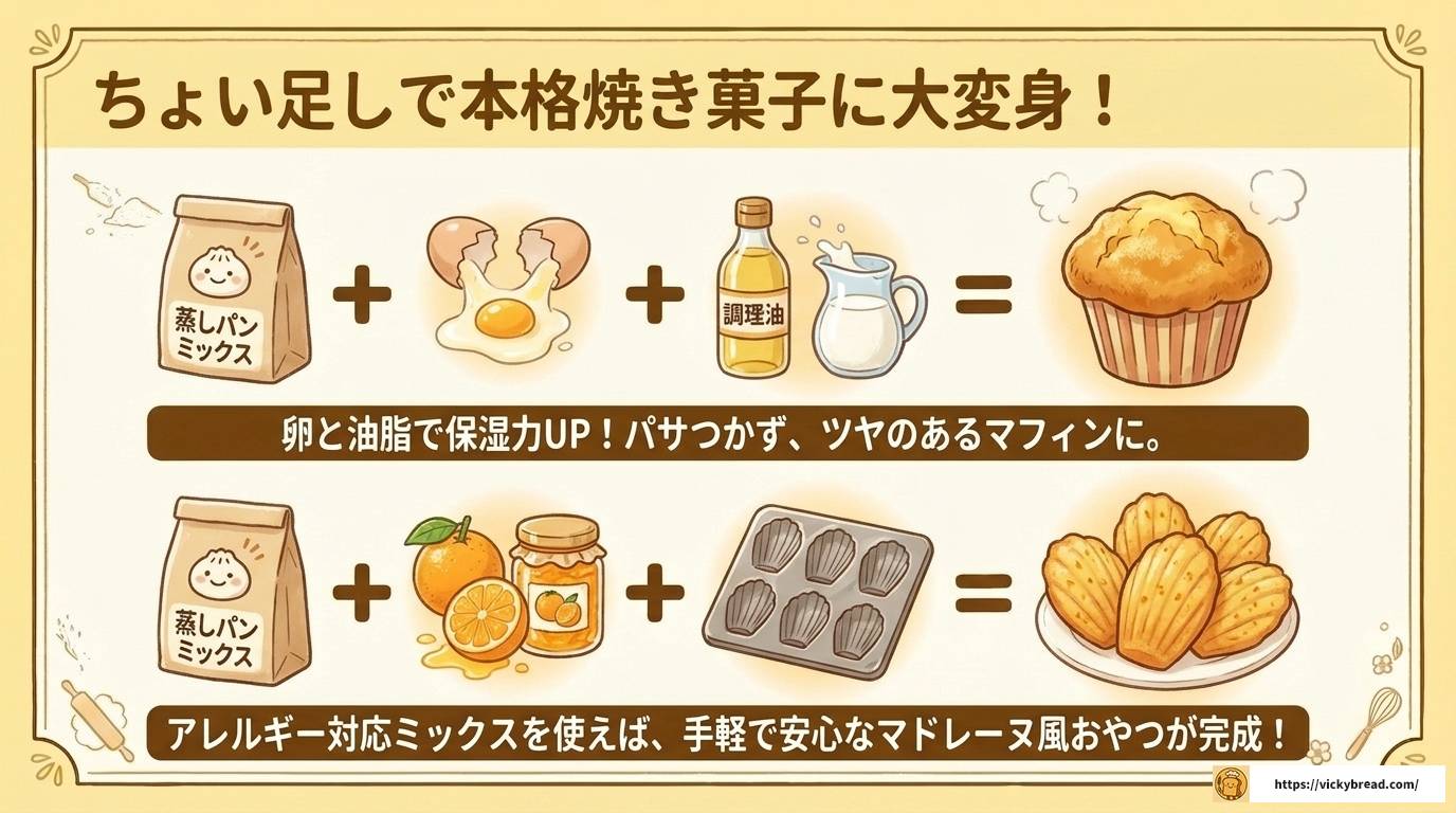 蒸しパンを焼くとどうなる?驚きの変化と絶品アレンジ術