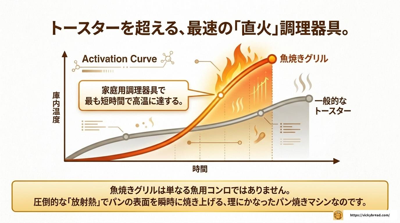 魚焼きグリルでパンを焼くとき水は必要?美味しい焼き方完全ガイド