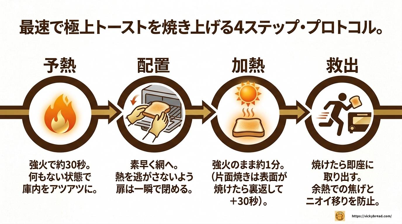 魚焼きグリルでパンを焼くとき水は必要?美味しい焼き方完全ガイド