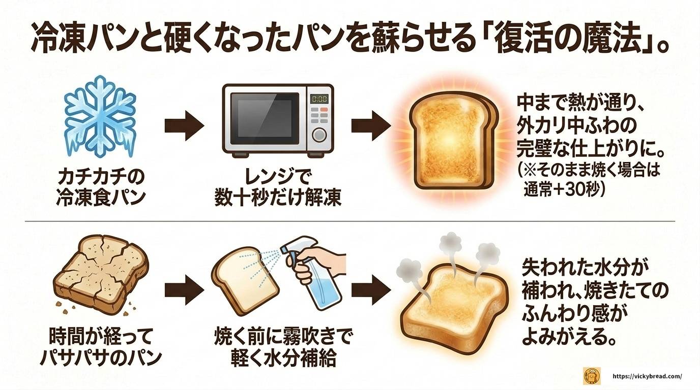 魚焼きグリルでパンを焼くとき水は必要?美味しい焼き方完全ガイド