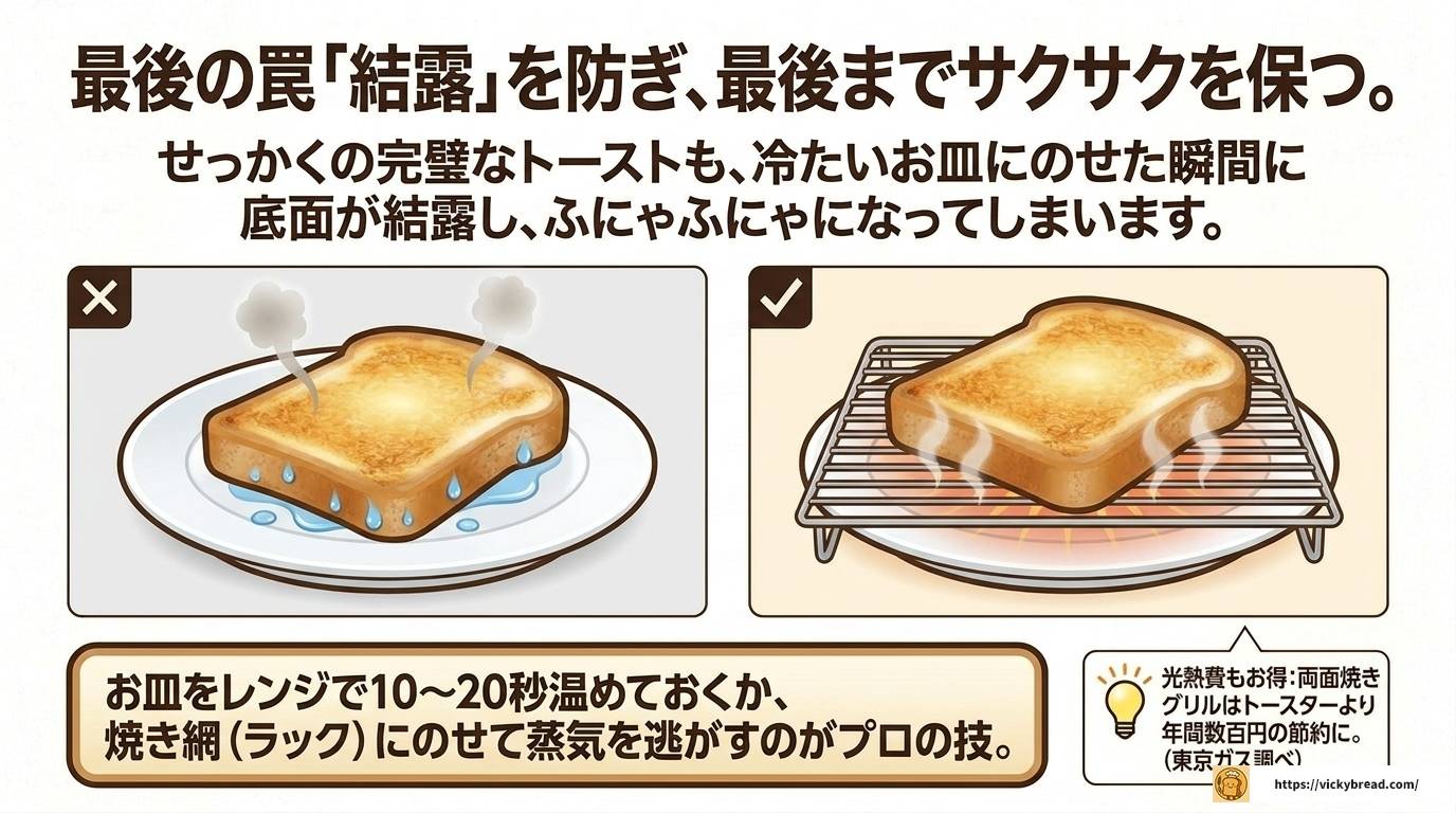 魚焼きグリルでパンを焼くとき水は必要?美味しい焼き方完全ガイド