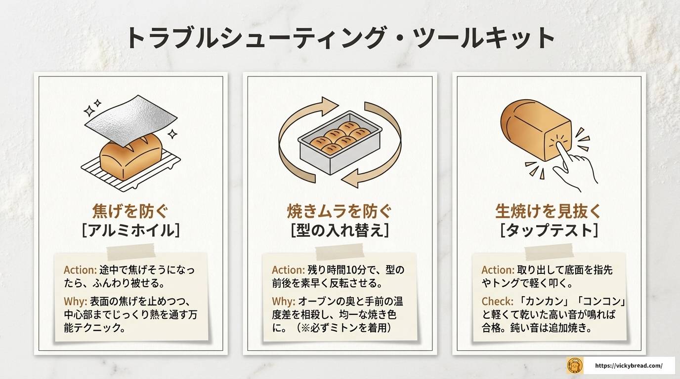 パンを焼く温度と時間の種類別目安と失敗しないコツ