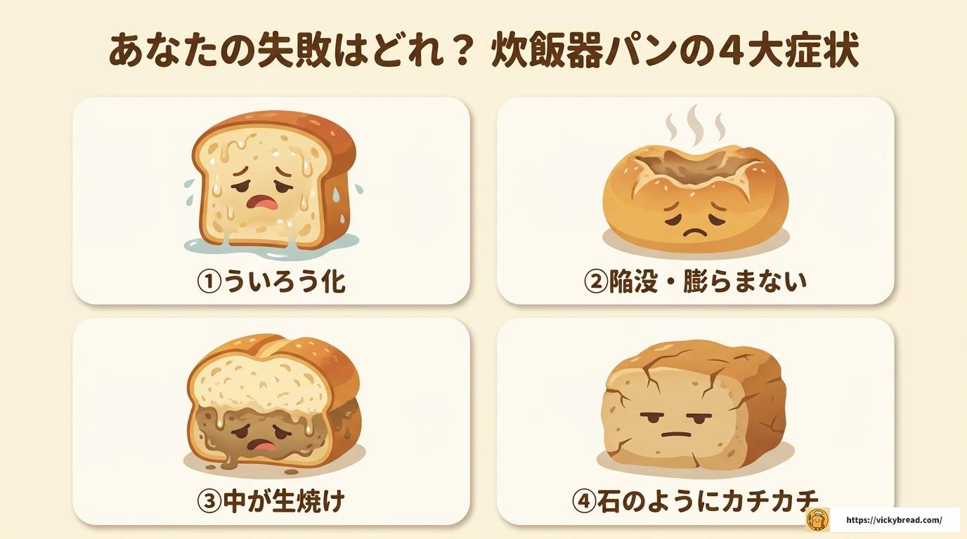 炊飯器で米粉パンが失敗する原因と対策を完全解説