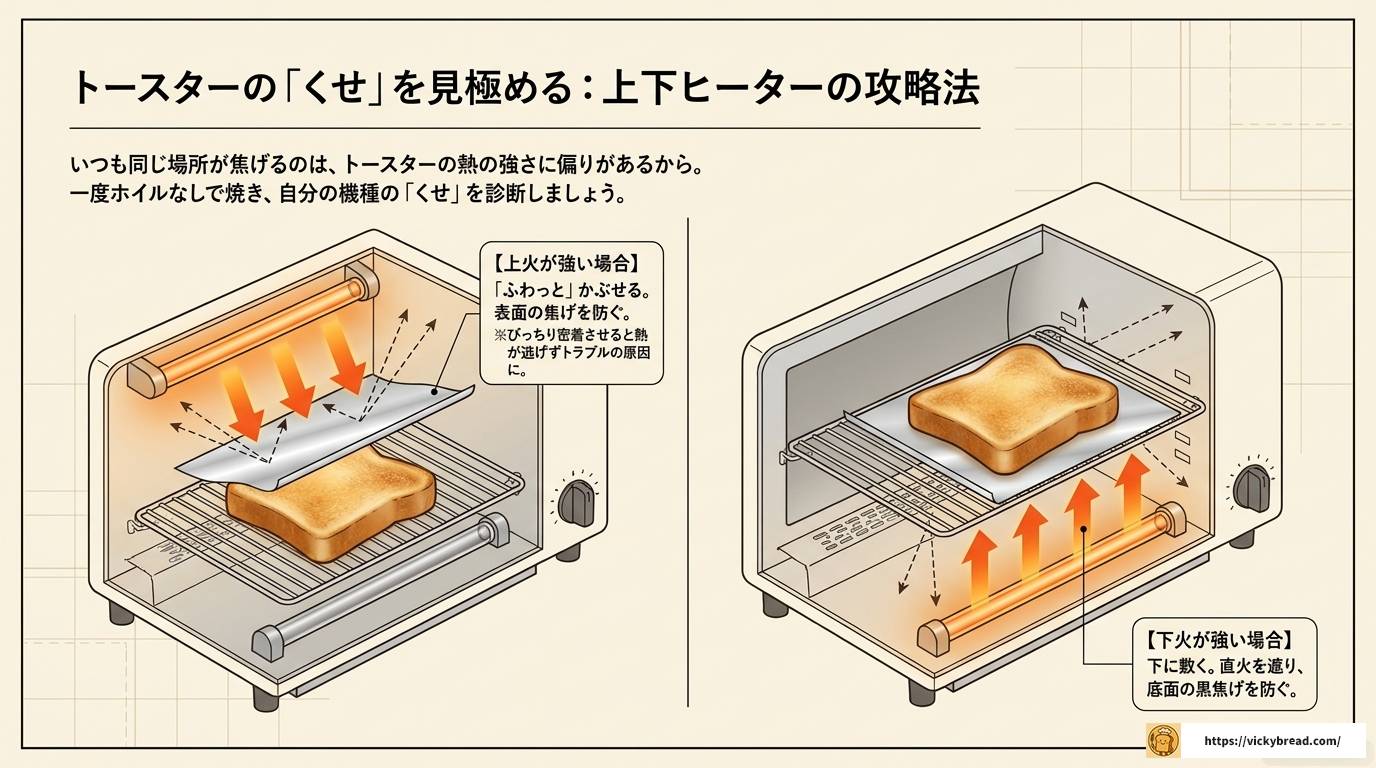 パンを焼く時のアルミホイル活用術！焦げ防止から冷凍保存まで