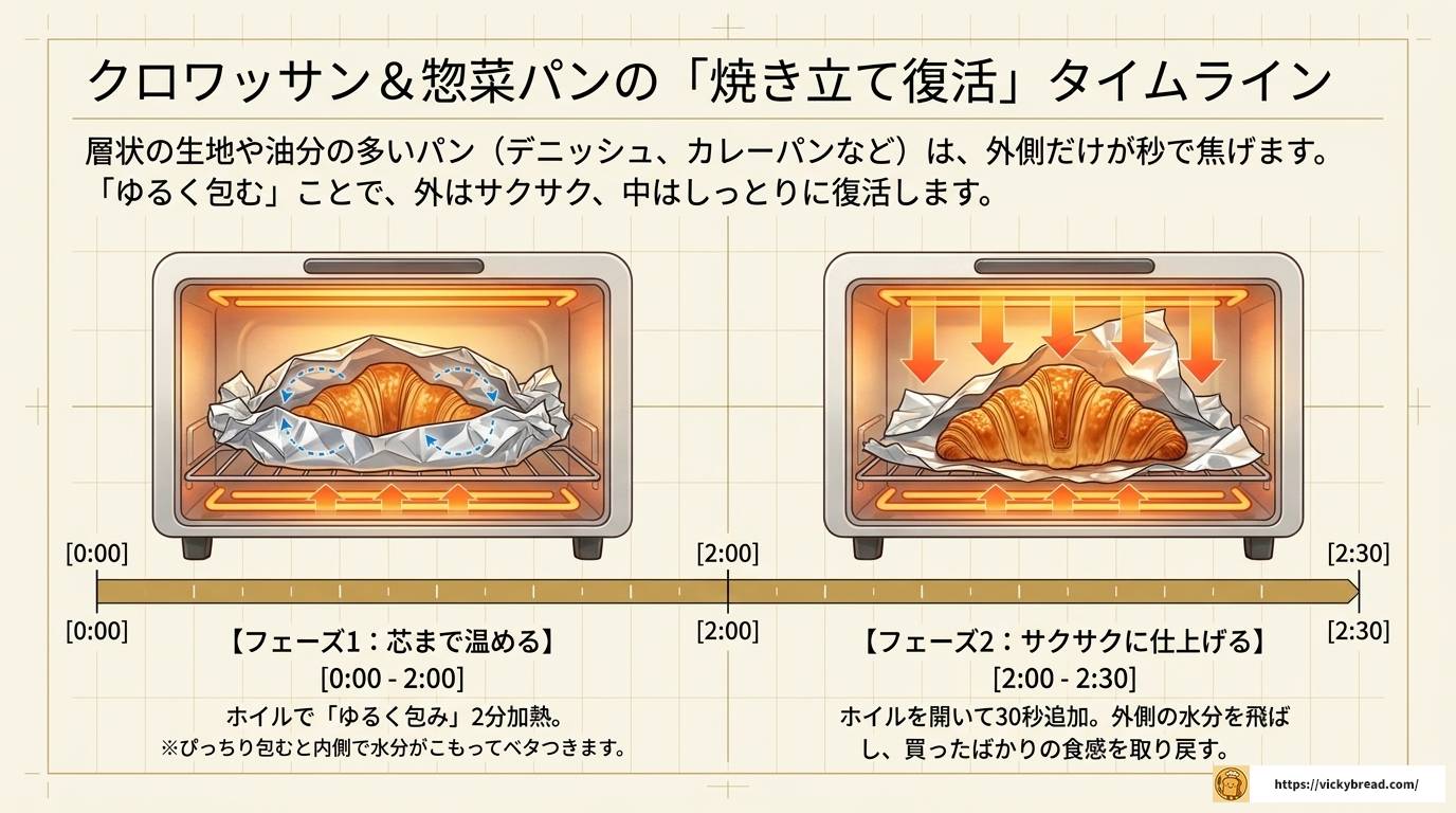 パンを焼く時のアルミホイル活用術！焦げ防止から冷凍保存まで