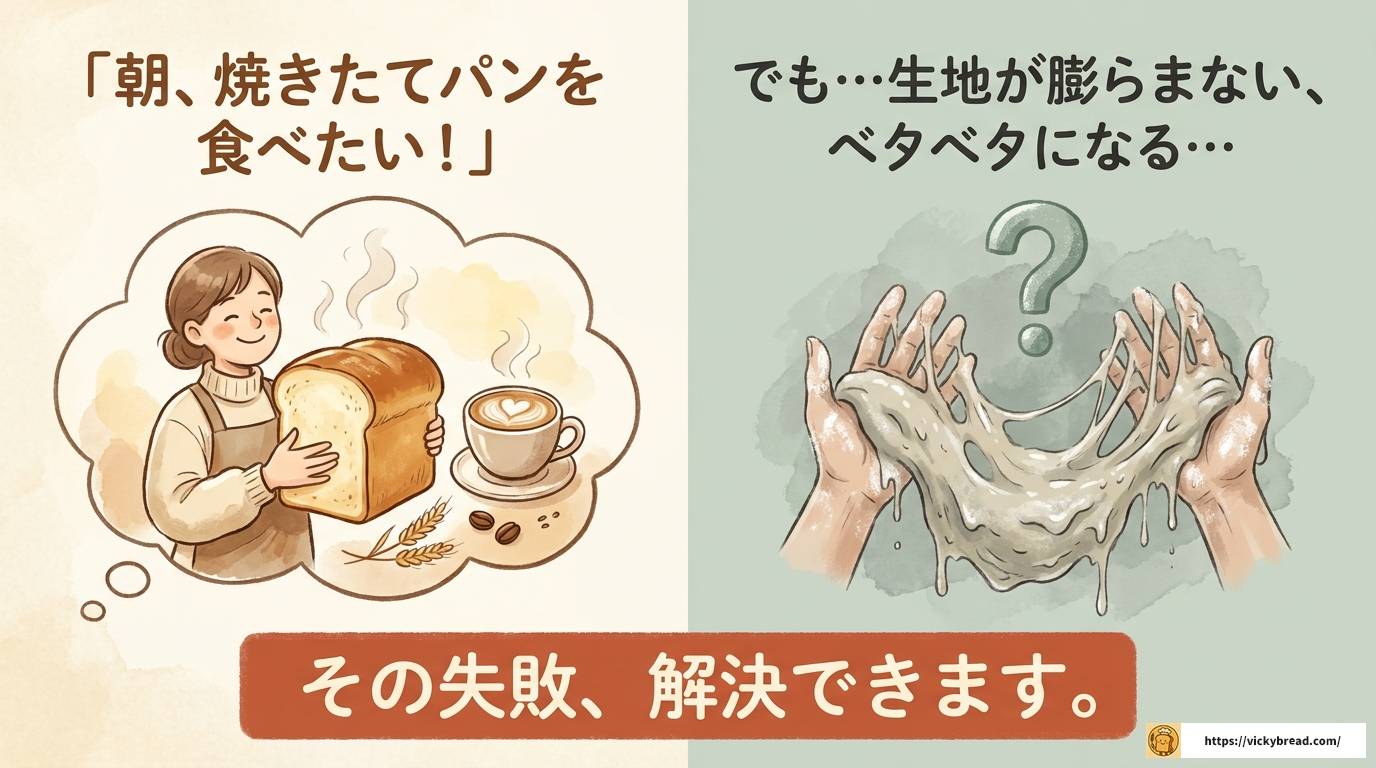 パンを焼く前に冷蔵庫に入れる方法と失敗しないコツ