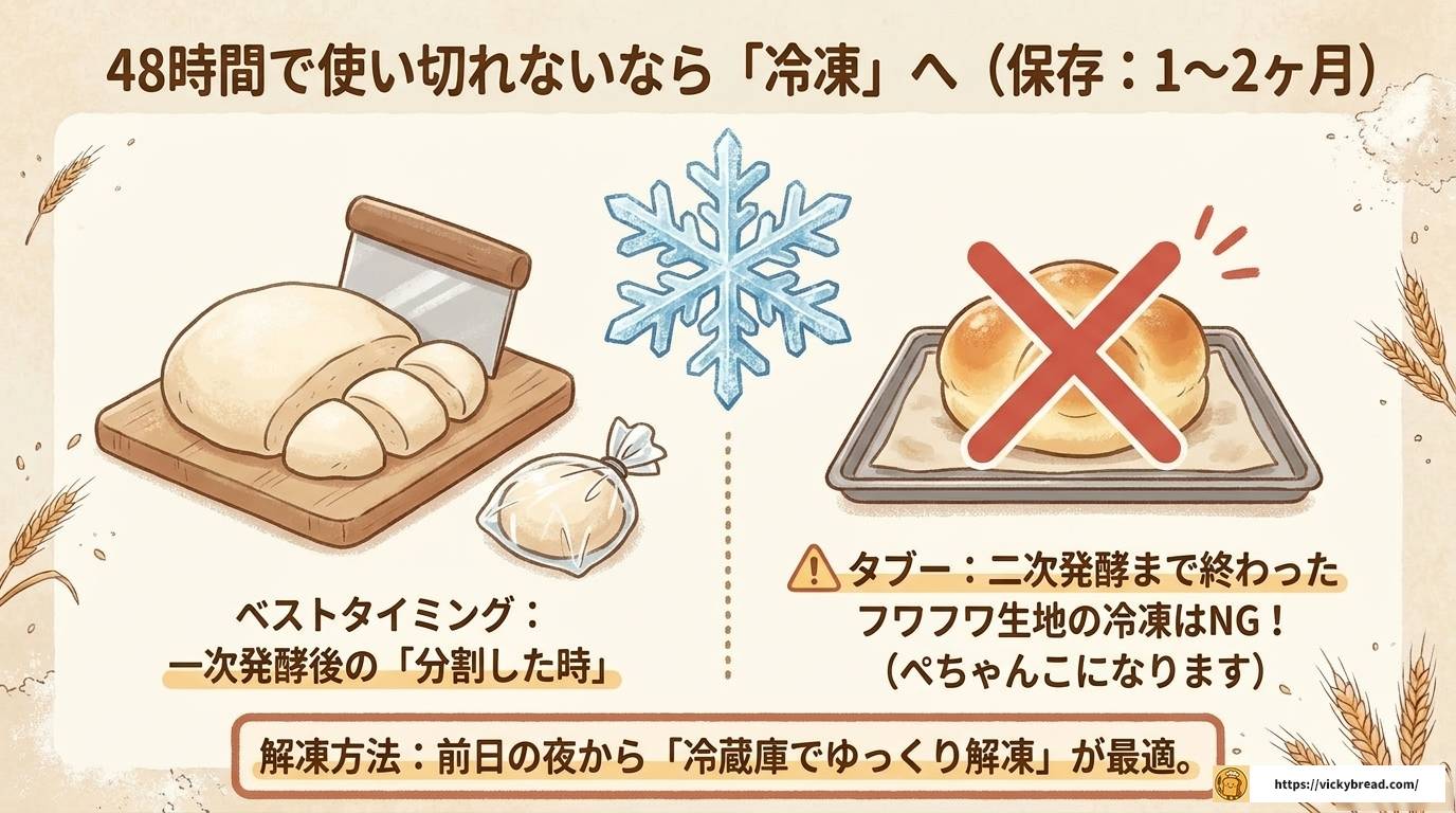 パンを焼く前に冷蔵庫に入れる方法と失敗しないコツ